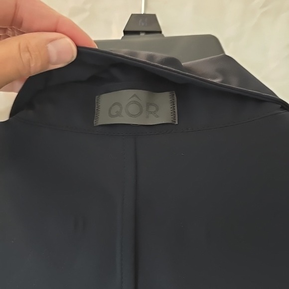 Qor Performance Suiting Softshell Blazer Jacket Coat Men's Size S Black Stretch - Picture 12 of 16